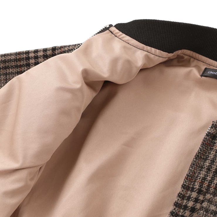 チェック起毛ジップブルゾン(95~150cm) | BeBe Petits Pois Vert | 詳細画像18 