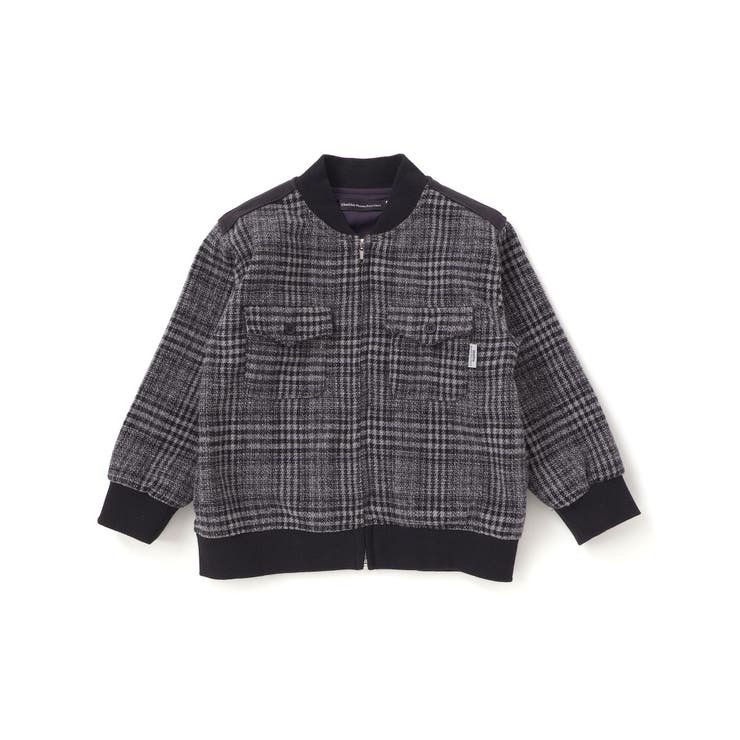 チェック起毛ジップブルゾン(95~150cm) | BeBe Petits Pois Vert | 詳細画像8 