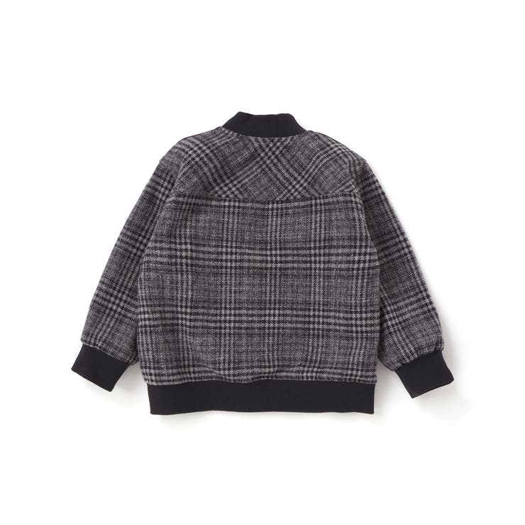 チェック起毛ジップブルゾン(95~150cm) | BeBe Petits Pois Vert | 詳細画像9 