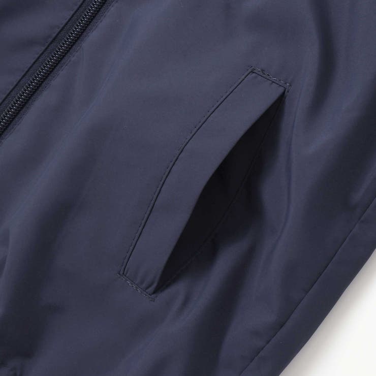 【お揃い】タフタ+チェック切り替えジップアップブルゾン(95~150cm) | BeBe Petits Pois Vert | 詳細画像15 