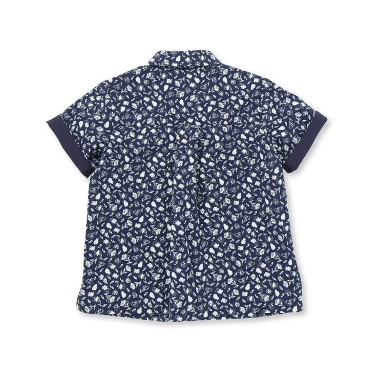 【お揃い】ボタニカル柄シャツ(95~150cm) | BeBe Petits Pois Vert | 詳細画像10 