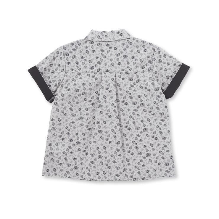 【お揃い】ボタニカル柄シャツ(95~150cm) | BeBe Petits Pois Vert | 詳細画像13 