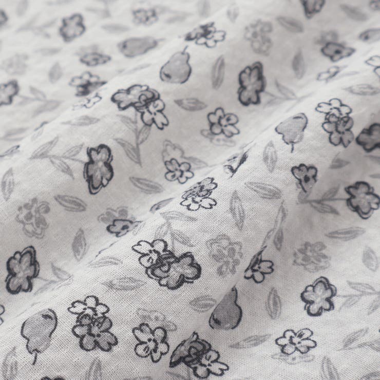 【お揃い】ボタニカル柄シャツ(95~150cm) | BeBe Petits Pois Vert | 詳細画像17 