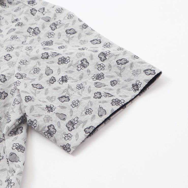 【お揃い】ボタニカル柄シャツ(95~150cm) | BeBe Petits Pois Vert | 詳細画像19 