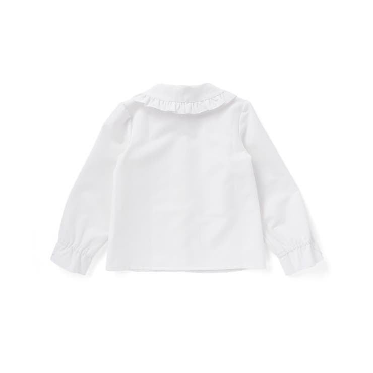 丸襟フリル長袖ブラウス(95~150cm) | BeBe Petits Pois Vert | 詳細画像8 