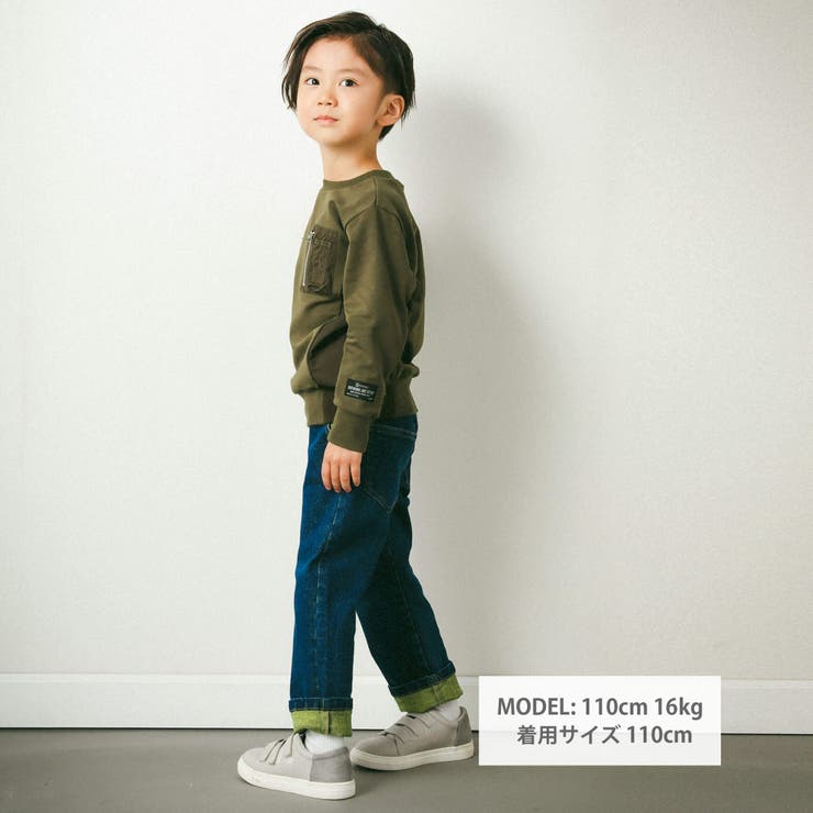 MA-1風トレーナー(95~150cm)[品番：BEBK0007473]｜BeBe Petits Pois