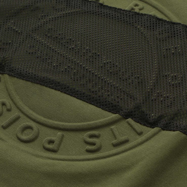 配色斜め切り替えエンボス加工トレーナー(95~150cm) | BeBe Petits Pois Vert | 詳細画像5 