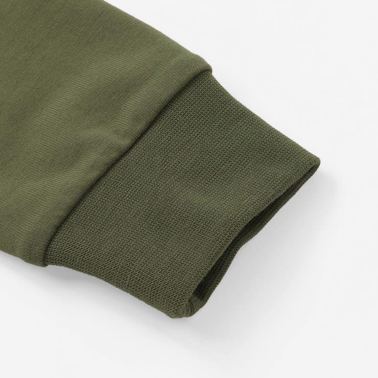 配色斜め切り替えエンボス加工トレーナー(95~150cm) | BeBe Petits Pois Vert | 詳細画像6 