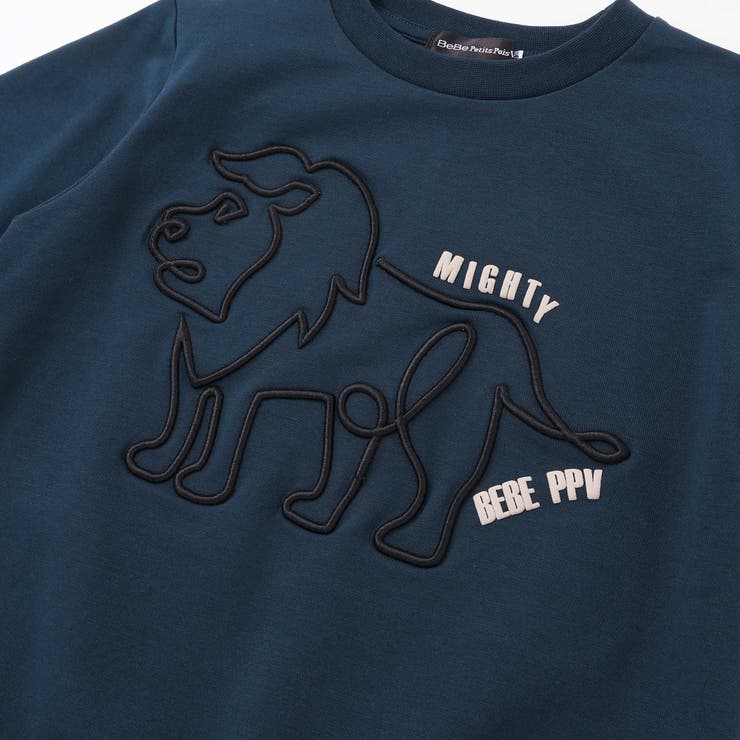 コード刺しゅうライオントレーナー(95~150cm) | BeBe Petits Pois Vert | 詳細画像13 