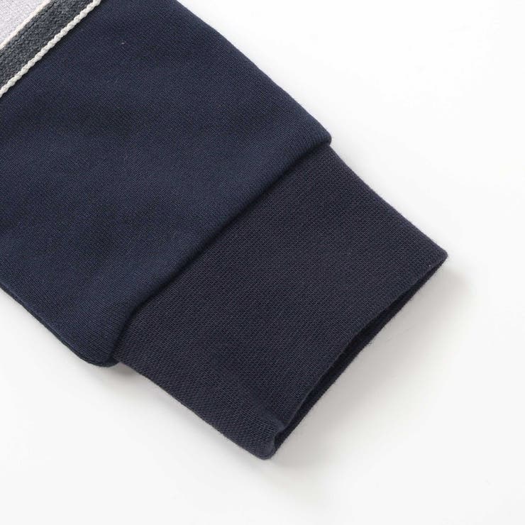 裏毛×鹿の子切り替えトレーナー(95~160cm) | BeBe Petits Pois Vert | 詳細画像15 