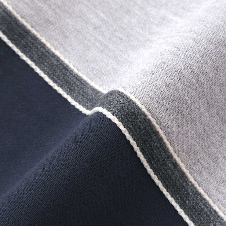 裏毛×鹿の子切り替えトレーナー(95~160cm) | BeBe Petits Pois Vert | 詳細画像18 