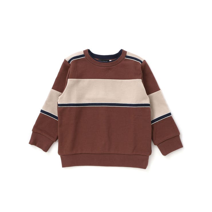 裏毛×鹿の子切り替えトレーナー(95~160cm) | BeBe Petits Pois Vert | 詳細画像19 