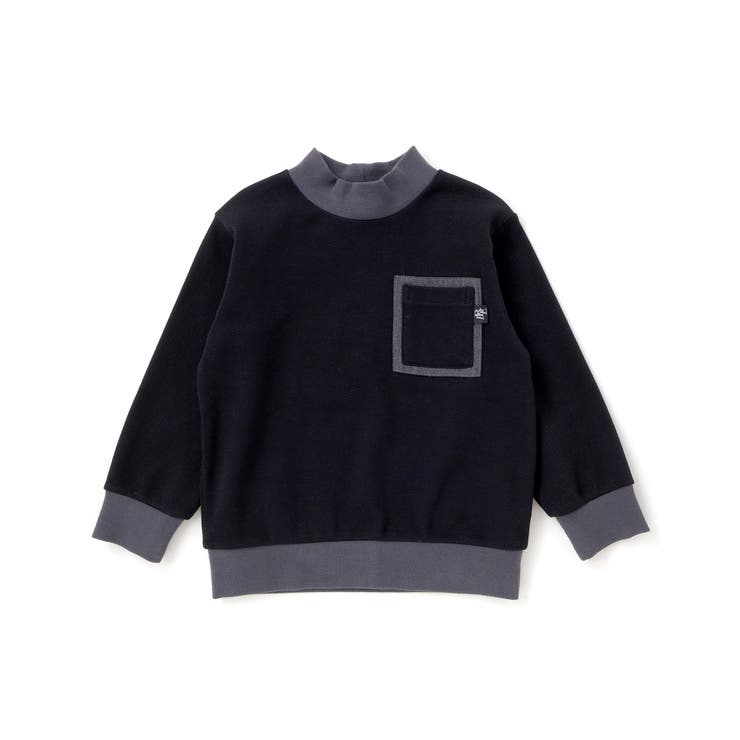 配色モックネックトレーナー(95~150cm) | BeBe Petits Pois Vert | 詳細画像8 