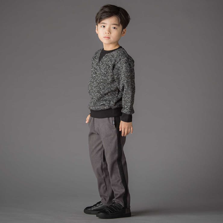 まだら柄裏起毛トレーナー(95~150cm) | BeBe Petits Pois Vert | 詳細画像4 