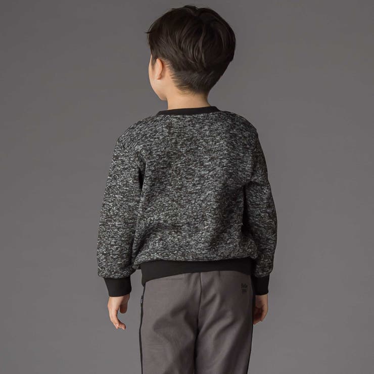 まだら柄裏起毛トレーナー(95~150cm) | BeBe Petits Pois Vert | 詳細画像5 