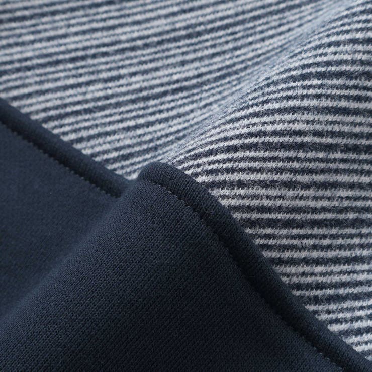 裏毛×斜めジャガード切り替えトレーナー(95~150cm) | BeBe Petits Pois Vert | 詳細画像16 