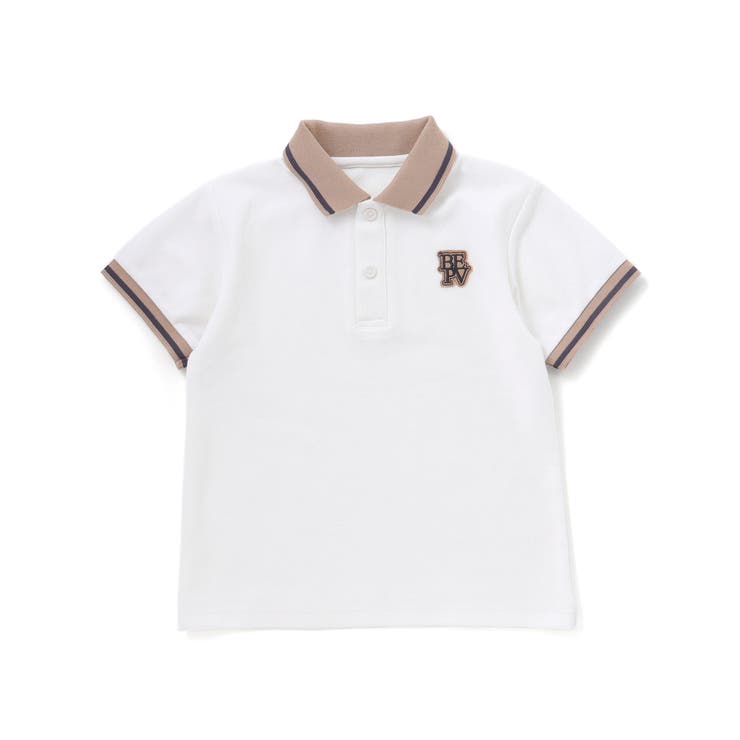 編立リブ鹿の子半袖ポロシャツ(95~150cm) | BeBe Petits Pois Vert | 詳細画像7 