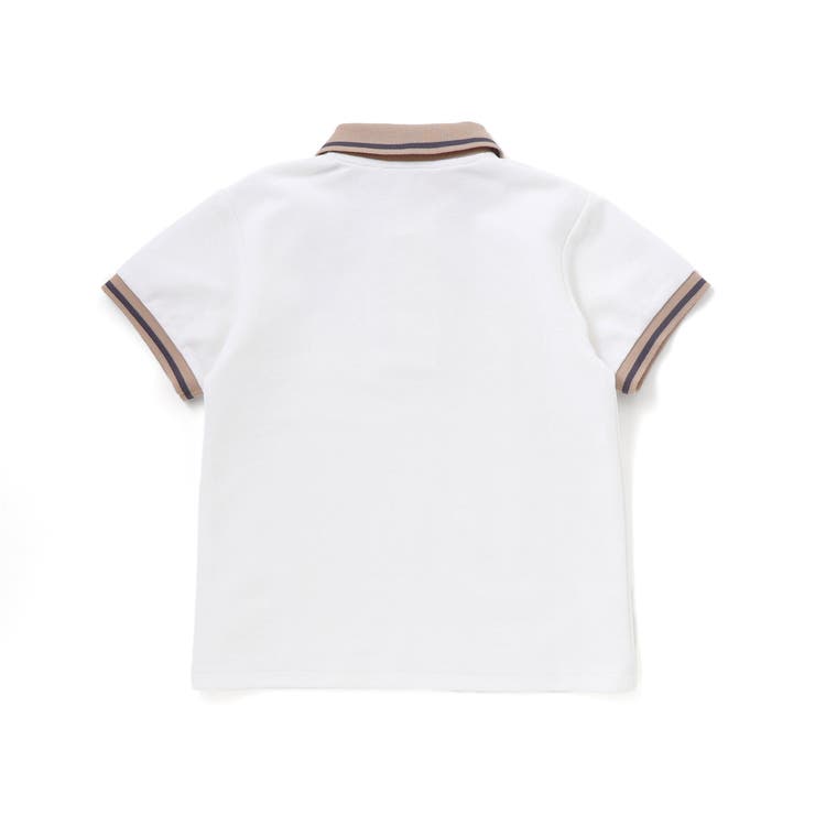 編立リブ鹿の子半袖ポロシャツ(95~150cm) | BeBe Petits Pois Vert | 詳細画像8 