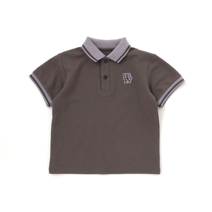 編立リブ鹿の子半袖ポロシャツ(95~150cm) | BeBe Petits Pois Vert | 詳細画像9 