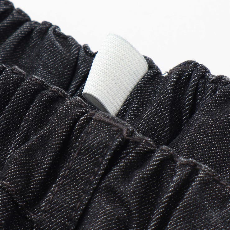 フリンジパッチロゴ入りストレッチデニムパンツ(95~160cm) | BeBe Petits Pois Vert | 詳細画像17 