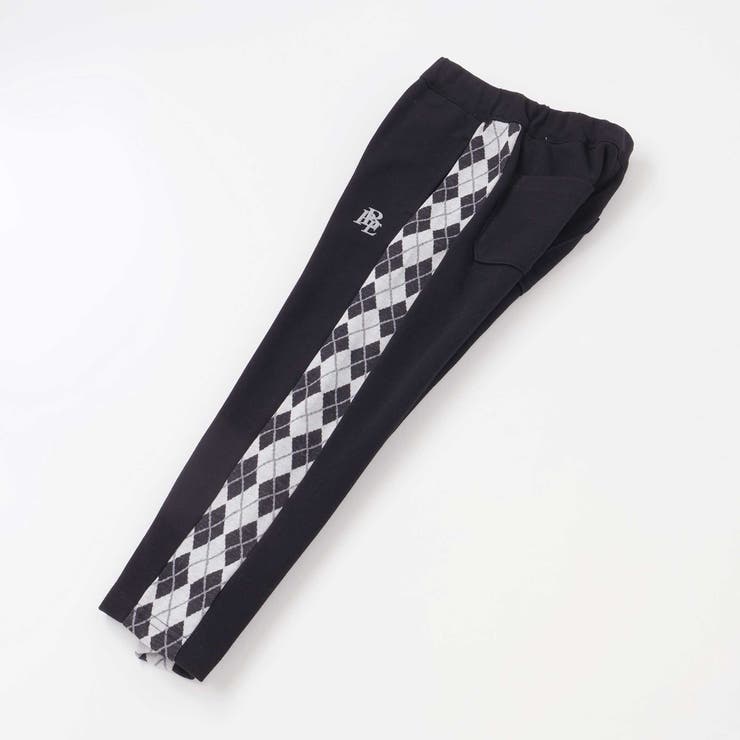 【お揃い】アーガイル+裏毛切り替えパンツ(95~160cm) | BeBe Petits Pois Vert | 詳細画像14 