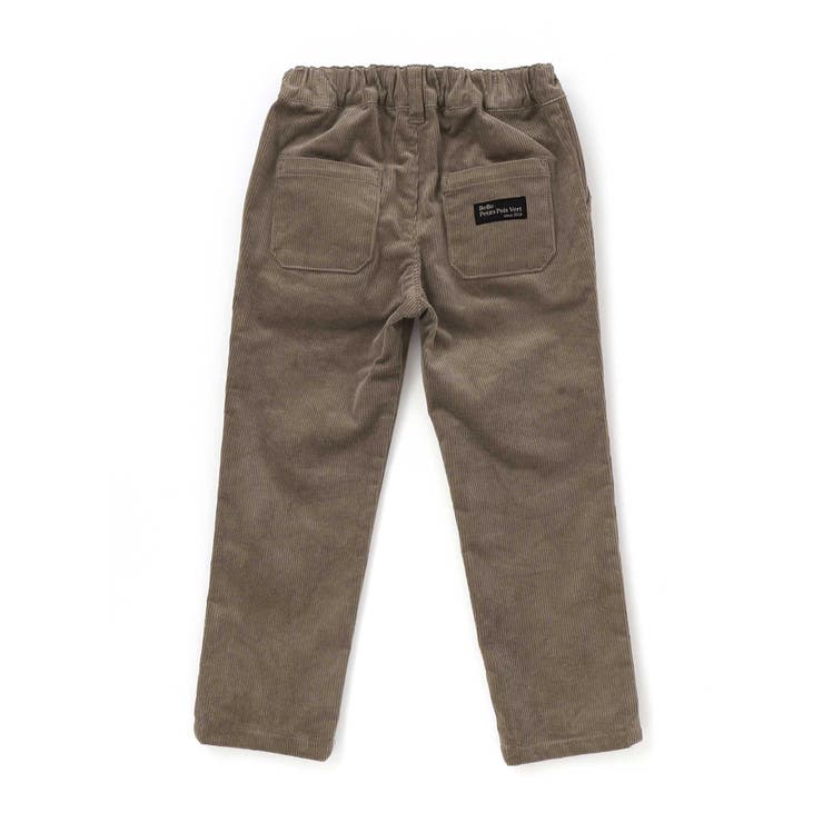 ウエストタブデザインコーデュロイロングパンツ(95~160cm) | BeBe Petits Pois Vert | 詳細画像9 
