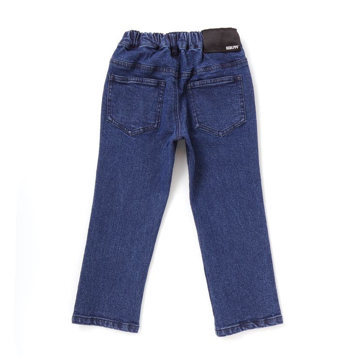 フロッキープリントストレッチロングデニムパンツ(95~160cm) | BeBe Petits Pois Vert | 詳細画像11 