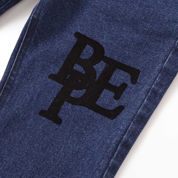 フロッキープリントストレッチロングデニムパンツ(95~160cm) | BeBe Petits Pois Vert | 詳細画像14 