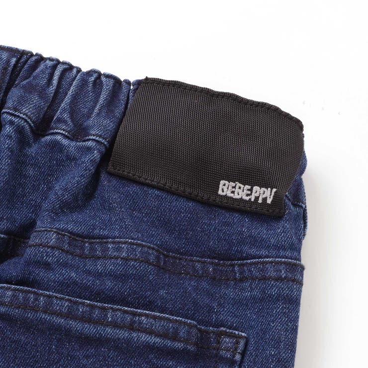 フロッキープリントストレッチロングデニムパンツ(95~160cm) | BeBe Petits Pois Vert | 詳細画像15 