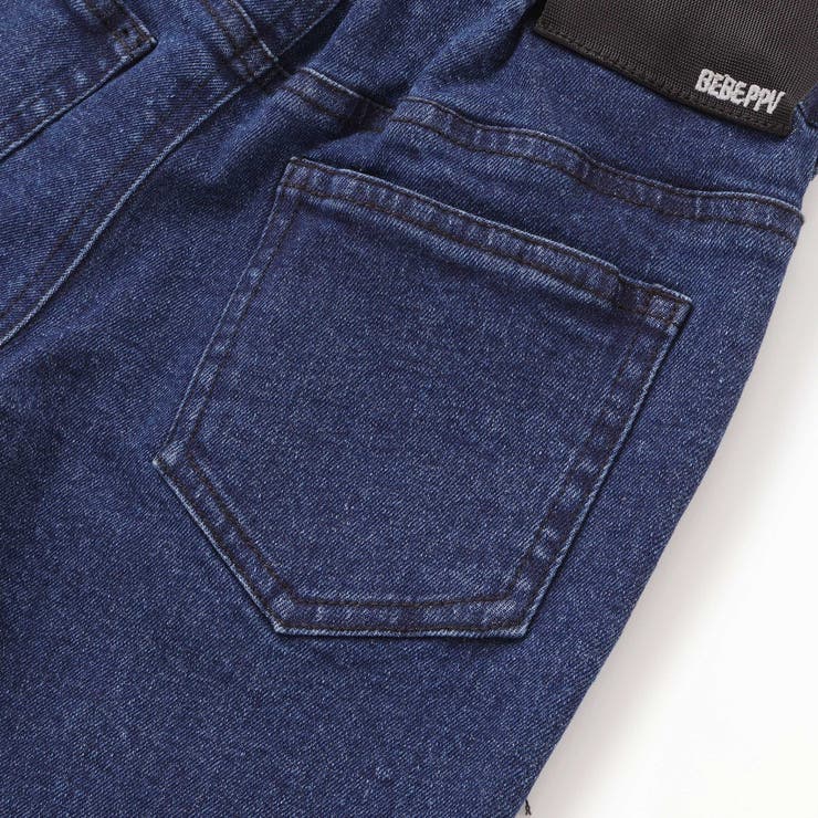 フロッキープリントストレッチロングデニムパンツ(95~160cm) | BeBe Petits Pois Vert | 詳細画像16 