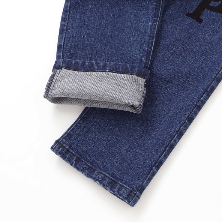 フロッキープリントストレッチロングデニムパンツ(95~160cm) | BeBe Petits Pois Vert | 詳細画像17 