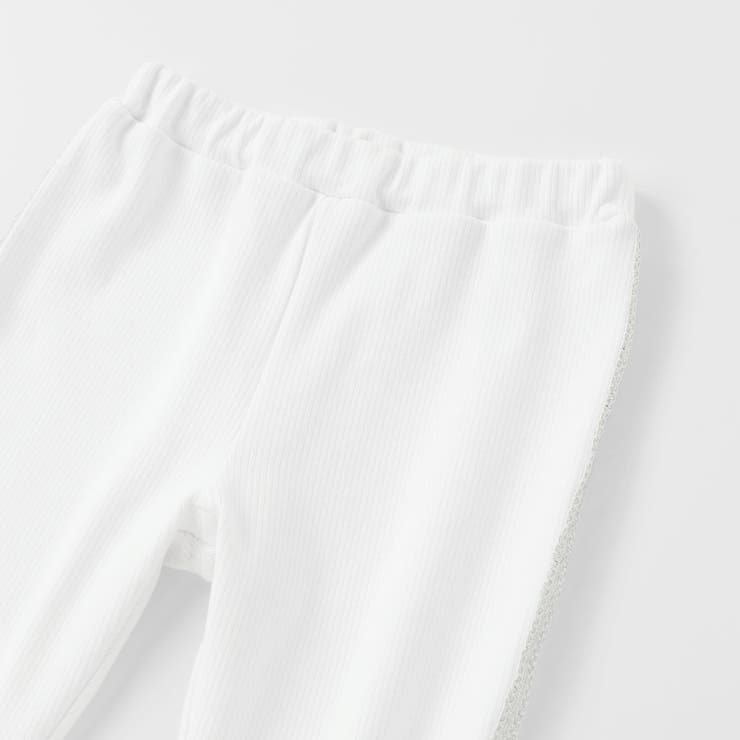 【お揃い】サイドリボンレースリブレギンス(95~150cm) | BeBe Petits Pois Vert | 詳細画像11 