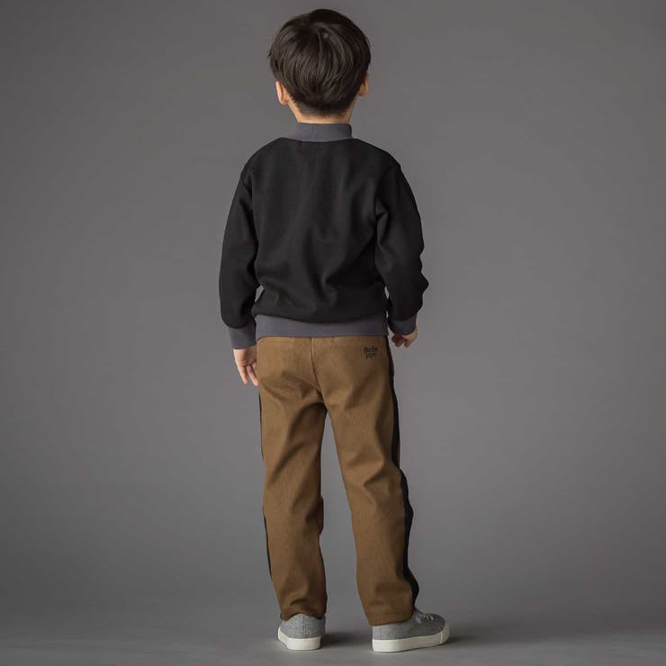 サイドテープ起毛ニットロングパンツ(95~150cm) | BeBe Petits Pois Vert | 詳細画像5 