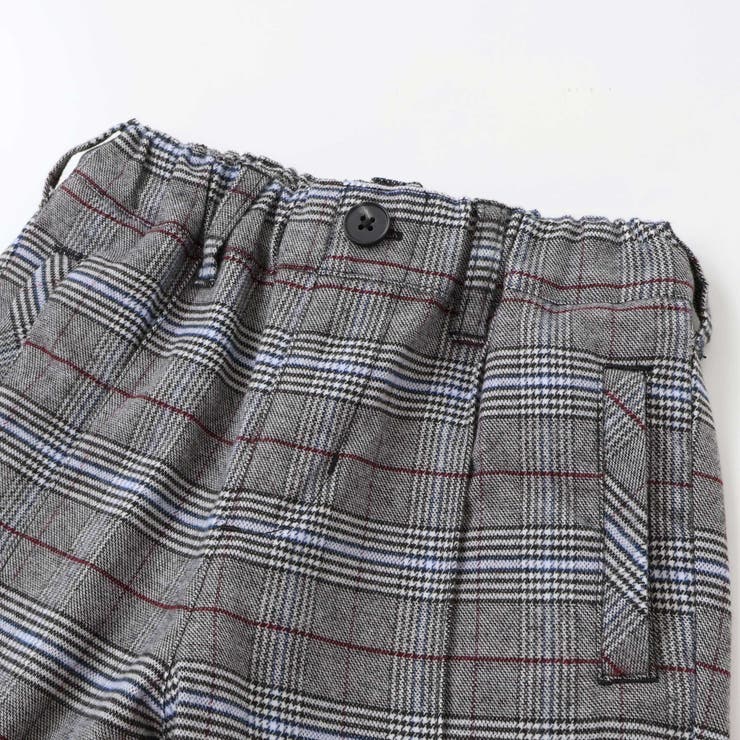 グレンチェック起毛ストレートパンツ(95~150cm) | BeBe Petits Pois Vert | 詳細画像8