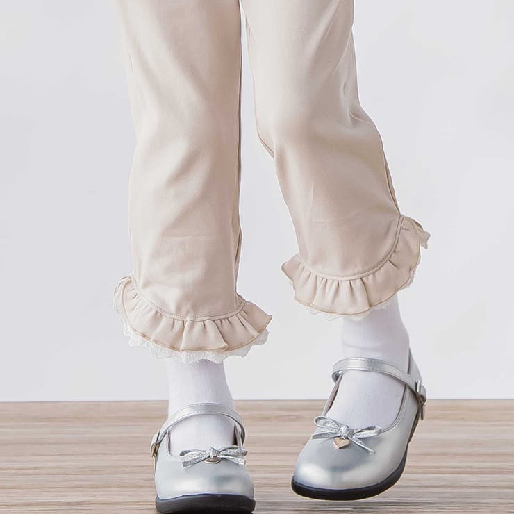 裾フリルカットソー7分丈パンツ(95~150cm) | BeBe Petits Pois Vert | 詳細画像3 