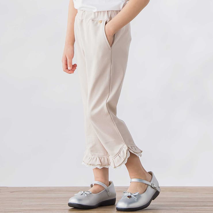 裾フリルカットソー7分丈パンツ(95~150cm) | BeBe Petits Pois Vert | 詳細画像4 