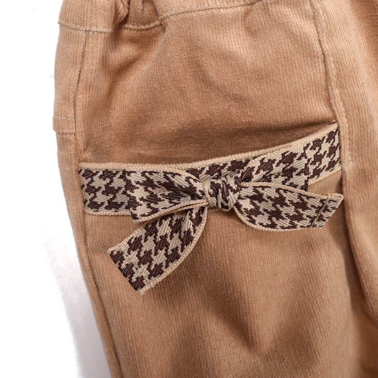 コールテン リボン付き ショートパンツ(95~150cm) | BeBe Petits Pois Vert | 詳細画像18 