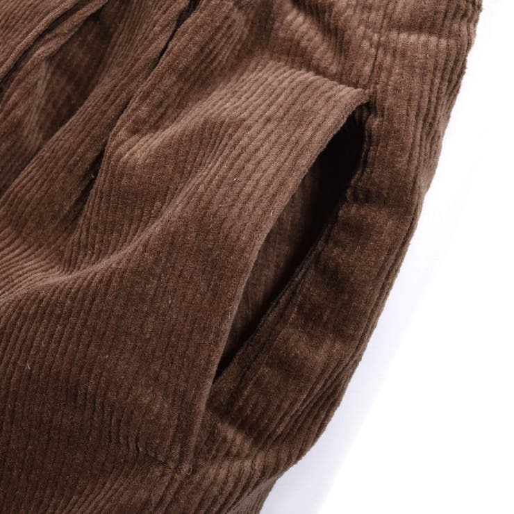 コーデュロイ ラップスカート 風 ショートパンツ (95~150cm) | BeBe Petits Pois Vert | 詳細画像10 