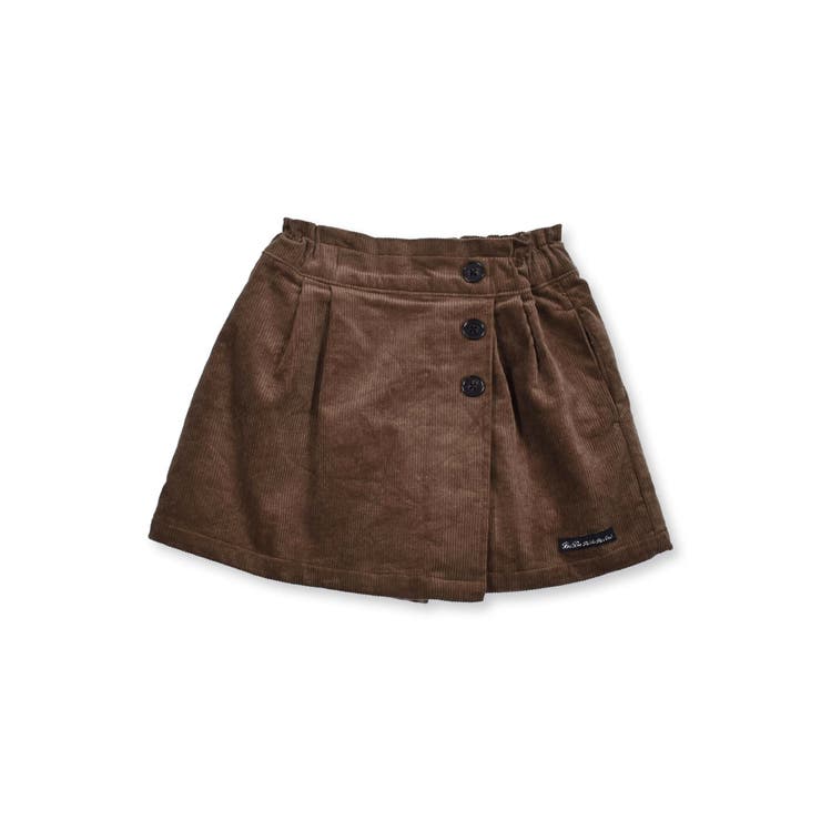 コーデュロイ ラップスカート 風 ショートパンツ (95~150cm