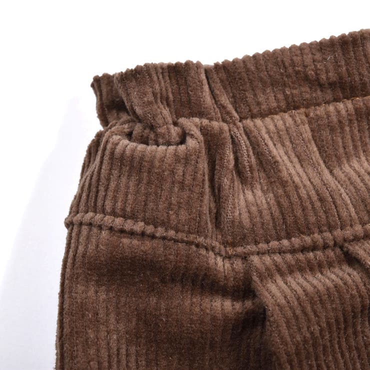 コーデュロイ ラップスカート 風 ショートパンツ (95~150cm) | BeBe Petits Pois Vert | 詳細画像8 