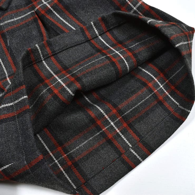 【お揃い】チェック柄リボンキュロットパンツ(95~150cm) | BeBe Petits Pois Vert | 詳細画像12 