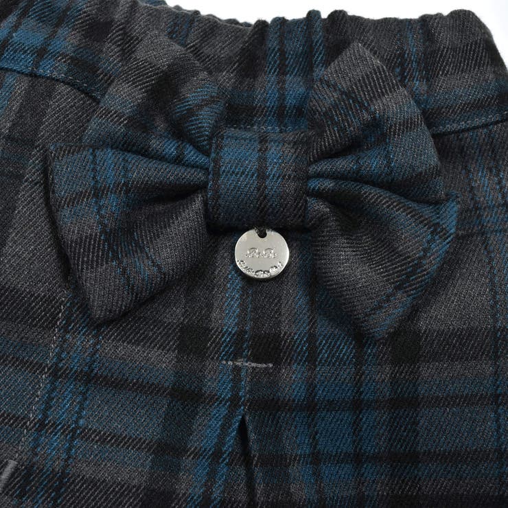 【お揃い】チェック柄リボンキュロットパンツ(95~150cm) | BeBe Petits Pois Vert | 詳細画像16 