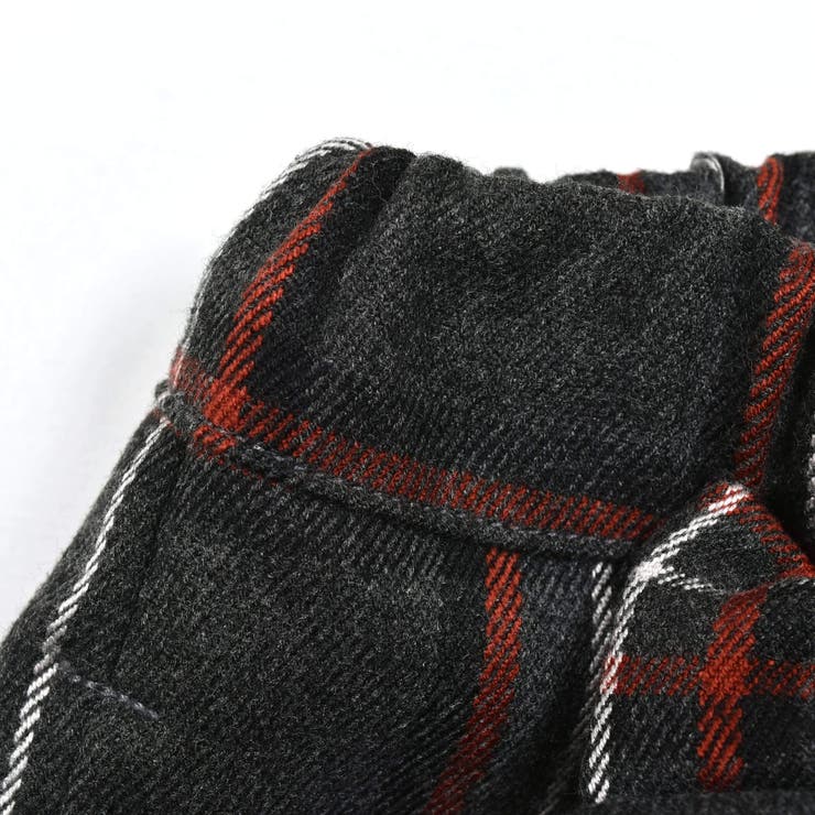 【お揃い】チェック柄リボンキュロットパンツ(95~150cm) | BeBe Petits Pois Vert | 詳細画像8 