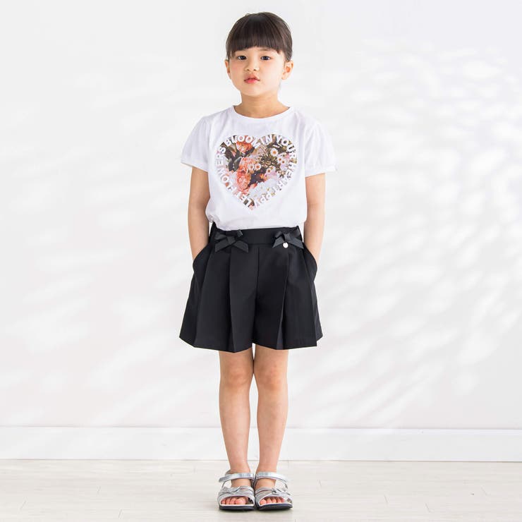 ダンボールニットキュロットパンツ(95~150cm) | BeBe Petits Pois Vert | 詳細画像3 