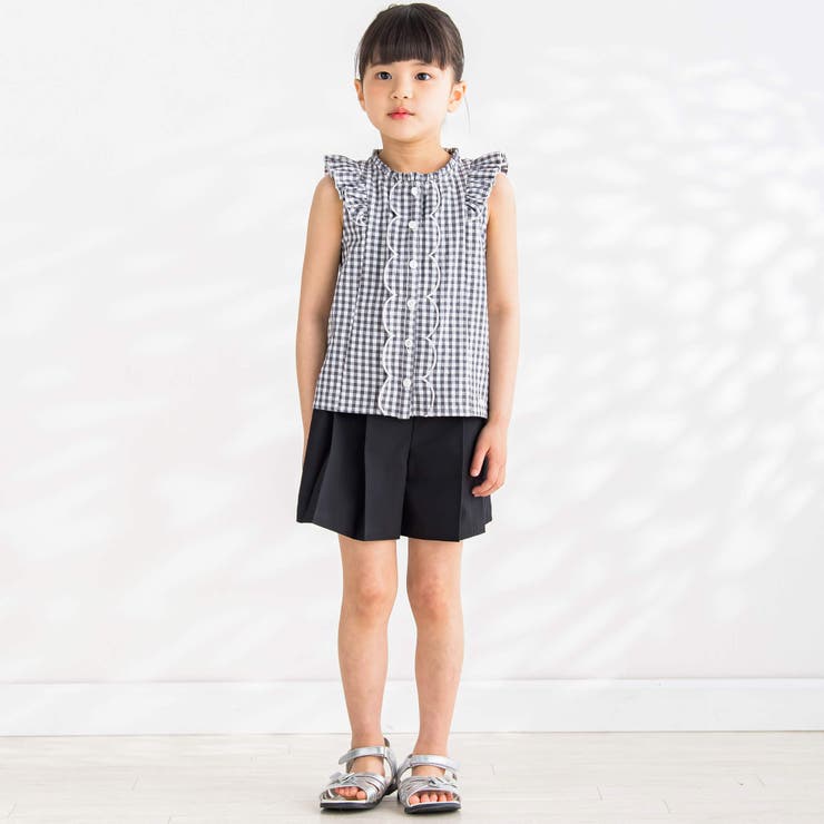 ダンボールニットキュロットパンツ(95~150cm) | BeBe Petits Pois Vert | 詳細画像4 