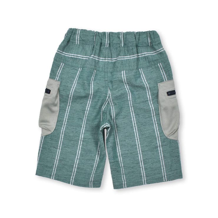 ストライプダンガリーハーフパンツ(95~150cm) | BeBe Petits Pois Vert | 詳細画像6 