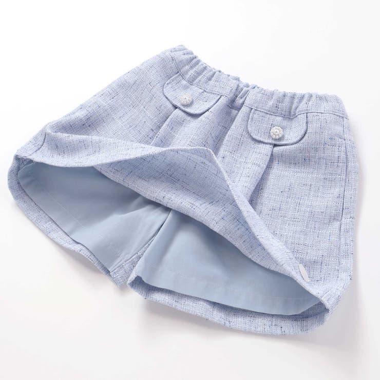 カラフルツイードキュロット(95~150cm) | BeBe Petits Pois Vert | 詳細画像17 