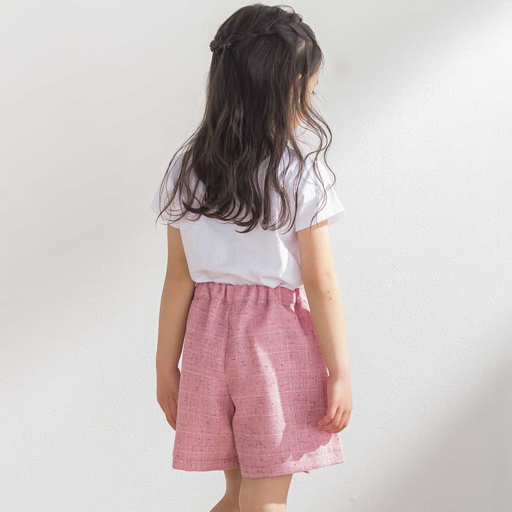 カラフルツイードキュロット(95~150cm) | BeBe Petits Pois Vert | 詳細画像4 