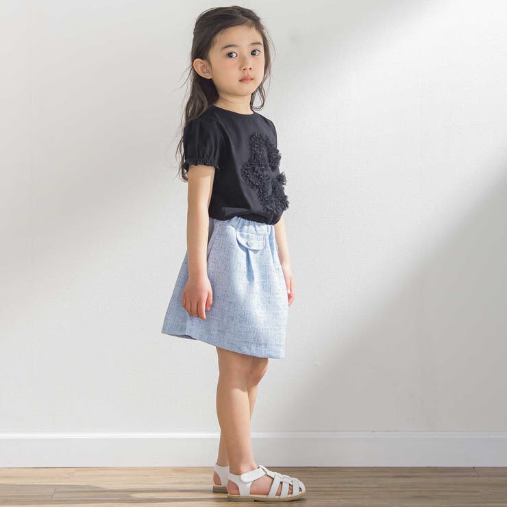 カラフルツイードキュロット(95~150cm) | BeBe Petits Pois Vert | 詳細画像6 