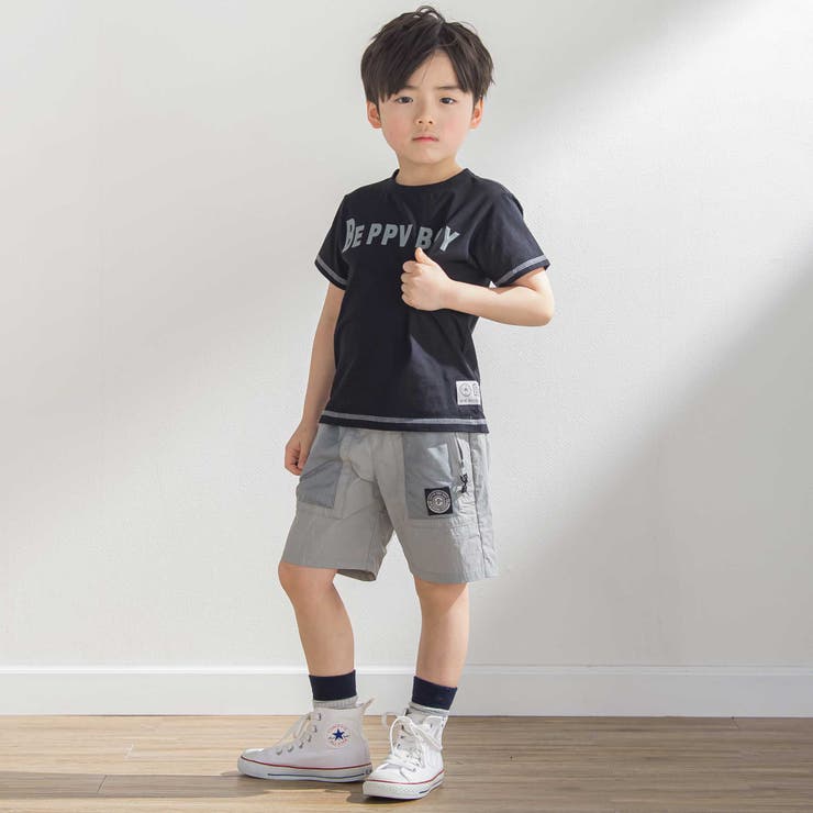 【撥水】メッシュポケットハーフパンツ(95~150cm) | BeBe Petits Pois Vert | 詳細画像5 